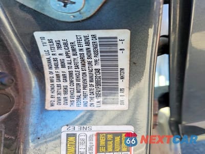 Zdjęcie 12 z 12 samochodu: 2011 HONDA CIVIC LX VIN:19XFA1F58BE021348 - miniatura
