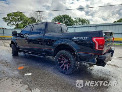 Drugie zdjęcie samochodu z przodu: 2017 FORD F150 SUPERCREW VIN:1FTFW1EF4HFB00705 - miniatura