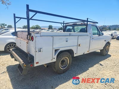 Trzecie zdjęcie samochodu z tyłu: 1997 FORD F250 VIN:1FDHF25G2VEB53004 - miniatura