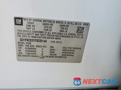 Zdjęcie 14 z 14 samochodu: 2015 CADILLAC SRX PERFORMANCE COLLECTION VIN:3GYFNCE37FS535144 - miniatura