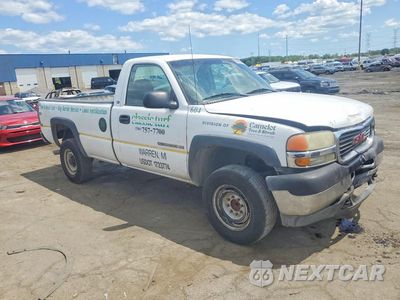 Czwarte zdjęcie samochodu z boku: 2001 GMC SIERRA C2500 HEAVY DUTY VIN:1GTHC24U51Z259051 - miniatura