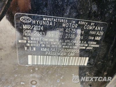 Zdjęcie 12 z 12 samochodu: 2024 HYUNDAI SONATA HYBRID LIMITED VIN:KMHL54JJ5RA089855 - miniatura