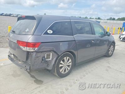 Trzecie zdjęcie samochodu z tyłu: 2015 HONDA ODYSSEY VIN:5FNRL5H65FB033039 - miniatura