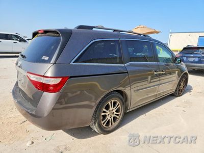 Trzecie zdjęcie samochodu z tyłu: 2011 HONDA ODYSSEY EXL VIN:5FNRL5H65BB090013 - miniatura
