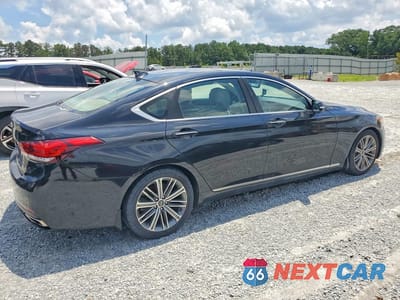 Trzecie zdjęcie samochodu z tyłu: 2018 GENESIS G80 3.8 VIN:KMHGN4JE7JU271001 - miniatura