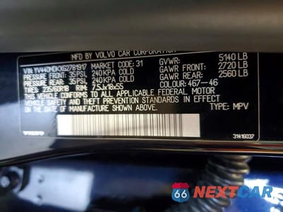 Zdjęcie 13 z 13 samochodu: 2016 VOLVO XC60 T5 PREMIER VIN:YV440MDKXG2781917 - miniatura