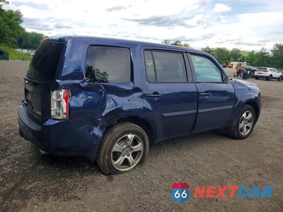 Trzecie zdjęcie samochodu z tyłu: 2013 HONDA PILOT EXL VIN:5FNYF4H60DB036814 - miniatura