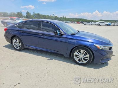 Czwarte zdjęcie samochodu z boku: 2018 HONDA ACCORD LX VIN:1HGCV1F11JA028858 - miniatura