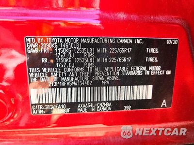 Zdjęcie 13 z 13 samochodu: 2021 TOYOTA RAV4 XLE VIN:2T3P1RFV5MW154482 - miniatura
