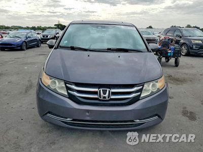 Piąte zdjęcie samochodu w środku: 2015 HONDA ODYSSEY EXL VIN:5FNRL5H61FB077796 - miniatura
