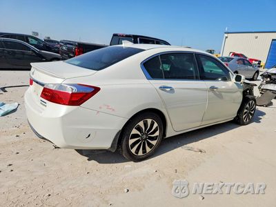 Trzecie zdjęcie samochodu z tyłu: 2015 HONDA ACCORD HYBRID EXL VIN:1HGCR6F51FA002725 - miniatura