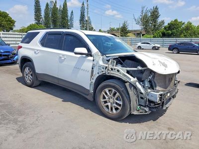 Czwarte zdjęcie samochodu z boku: 2020 CHEVROLET TRAVERSE LT VIN:1GNEVHKW0LJ225547 - miniatura