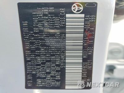 Zdjęcie 12 z 12 samochodu: 2024 TOYOTA COROLLA LE VIN:5YFB4MDE2RP167294 - miniatura