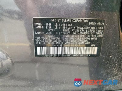 Zdjęcie 13 z 13 samochodu: 2025 SUBARU OUTBACK WILDERNESS VIN:4S4BTGUD5S3155047 - miniatura