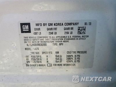 Zdjęcie 14 z 14 samochodu: 2021 CHEVROLET TRAX LS VIN:KL7CJNSBXMB302005 - miniatura