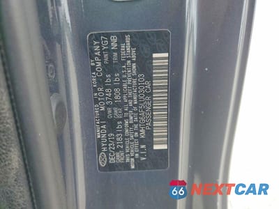 Zdjęcie 12 z 12 samochodu: 2020 HYUNDAI VELOSTER 2.0L PREMIUM VIN:KMHTG6AF5LU030103 - miniatura