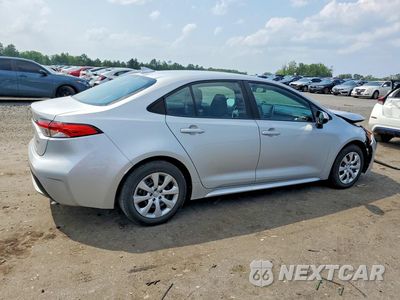 Trzecie zdjęcie samochodu z tyłu: 2021 TOYOTA COROLLA LE VIN:5YFEPMAE2MP193640 - miniatura