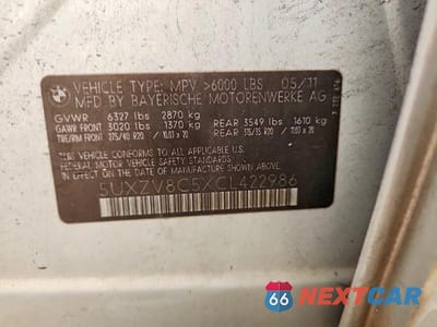 Zdjęcie 14 z 14 samochodu: 2012 BMW X5 XDRIVE50I VIN:5UXZV8C5XCL422986 - miniatura