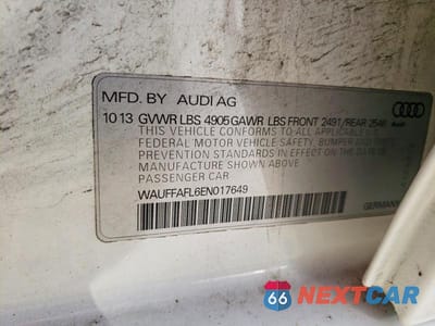Zdjęcie 12 z 12 samochodu: 2014 AUDI A4 PREMIUM PLUS VIN:WAUFFAFL6EN017649 - miniatura
