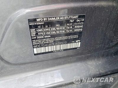 Zdjęcie 13 z 13 samochodu: 2019 MERCEDES-BENZ GLA 250 4MATIC VIN:WDCTG4GB7KJ639510 - miniatura