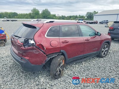 Trzecie zdjęcie samochodu z tyłu: 2019 JEEP CHEROKEE LIMITED VIN:1C4PJMDX1KD398101 - miniatura