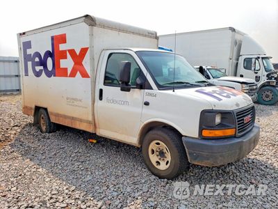 Czwarte zdjęcie samochodu z boku: 2012 GMC SAVANA BOX TRUCK VIN:1GDY72BA4C1903293 - miniatura