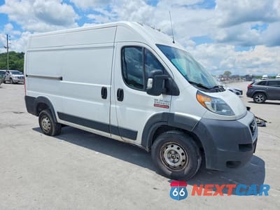 Czwarte zdjęcie samochodu z boku: 2019 RAM PROMASTER 1500 DELIVERY VAN VIN:3C6TRVBG3KE547985 - miniatura