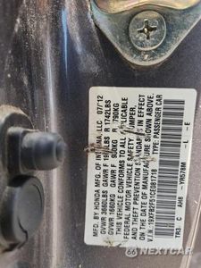 Zdjęcie 12 z 12 samochodu: 2012 HONDA CIVIC LX VIN:19XFB2F51CE081718 - miniatura