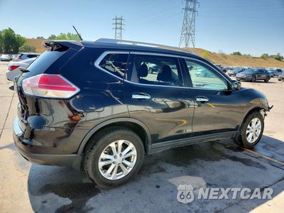 Trzecie zdjęcie samochodu z tyłu: 2016 NISSAN ROGUE SV VIN:KNMAT2MV6GP693736 - miniatura