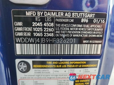 Zdjęcie 12 z 12 samochodu: 2017 MERCEDES-BENZ C 300 VIN:WDDWJ4JB9HF326201 - miniatura