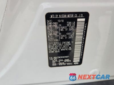 Zdjęcie 12 z 12 samochodu: 2019 INFINITI QX80 LUXE VIN:JN8AZ2NE0K9229971 - miniatura