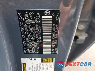 Zdjęcie 13 z 13 samochodu: 2023 TOYOTA PRIUS LE VIN:JTDACAAU6P3007286 - miniatura