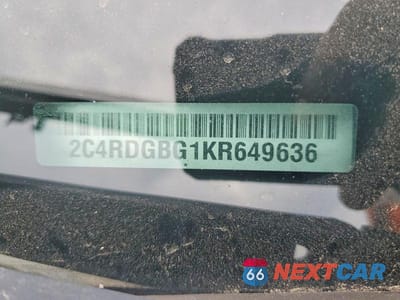 Zdjęcie 13 z 13 samochodu: 2019 DODGE GRAND CARAVAN SE VIN:2C4RDGBG1KR649636 - miniatura