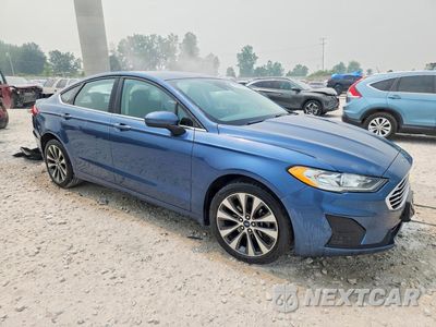 Czwarte zdjęcie samochodu z boku: 2019 FORD FUSION SE VIN:3FA6P0T93KR154503 - miniatura