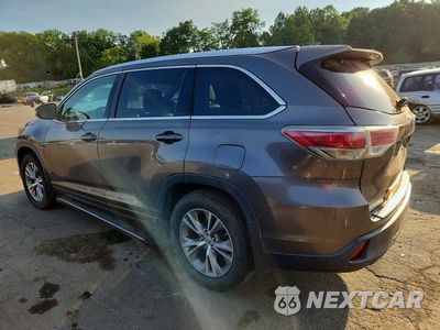 Drugie zdjęcie samochodu z przodu: 2014 TOYOTA HIGHLANDER XLE VIN:5TDJKRFH9ES018694 - miniatura