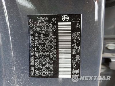 Zdjęcie 12 z 12 samochodu: 2025 TOYOTA PRIUS LE VIN:JTDADABU0S3030471 - miniatura