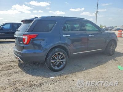 Trzecie zdjęcie samochodu z tyłu: 2017 FORD EXPLORER PLATINUM VIN:1FM5K8HTXHGB30217 - miniatura