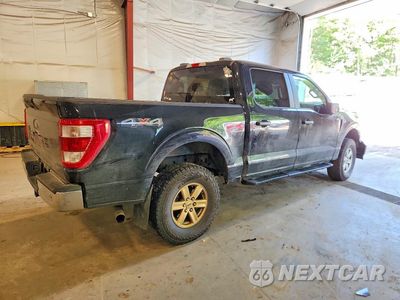 Trzecie zdjęcie samochodu z tyłu: 2021 FORD F150 SUPERCREW VIN:1FTFW1E53MKE30229 - miniatura