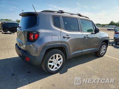 Trzecie zdjęcie samochodu z tyłu: 2016 JEEP RENEGADE LATITUDE VIN:ZACCJBBT9GPC70426 - miniatura