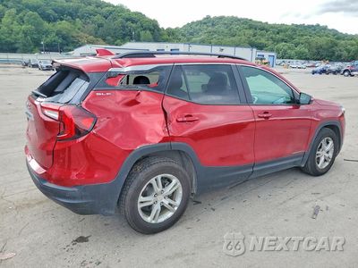 Trzecie zdjęcie samochodu z tyłu: 2022 GMC TERRAIN SLE VIN:3GKALMEV6NL206882 - miniatura