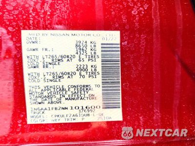 Zdjęcie 13 z 13 samochodu: 2022 NISSAN TITAN XD PLATINUM RESERVE VIN:1N6AA1FB2NN101600 - miniatura