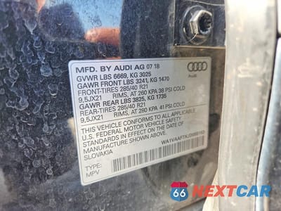 Zdjęcie 13 z 13 samochodu: 2018 AUDI Q7 PRESTIGE VIN:WA1VAAF7XJD055153 - miniatura
