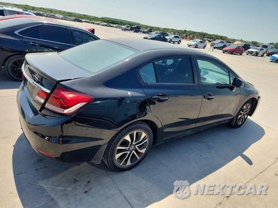 Trzecie zdjęcie samochodu z tyłu: 2013 HONDA CIVIC EXL VIN:19XFB2F99DE071314 - miniatura