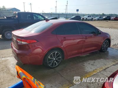 Trzecie zdjęcie samochodu z tyłu: 2022 TOYOTA COROLLA LE VIN:JTDEPMAE5NJ218035 - miniatura