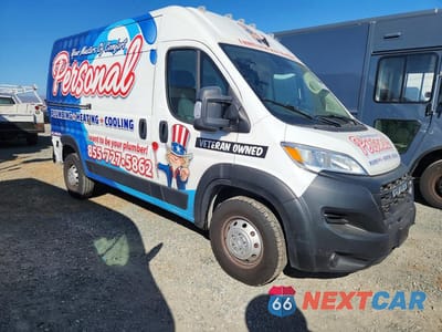Czwarte zdjęcie samochodu z boku: 2023 RAM PROMASTER 1500 1500 HIGH VIN:3C6LRVBG4PE563507 - miniatura