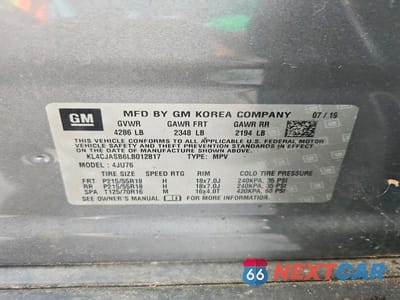 Zdjęcie 13 z 13 samochodu: 2020 BUICK ENCORE PREFERRED VIN:KL4CJASB6LB012817 - miniatura