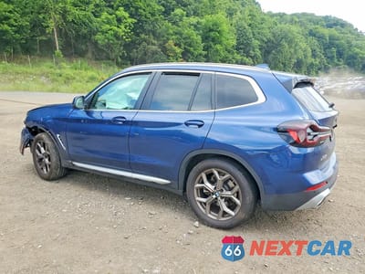 Drugie zdjęcie samochodu z przodu: 2022 BMW X3 XDRIVE30I VIN:5UX53DP03N9N10676 - miniatura