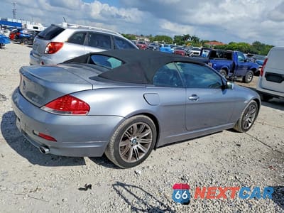 Trzecie zdjęcie samochodu z tyłu: 2007 BMW 650 I VIN:WBAEK13577CN80530 - miniatura