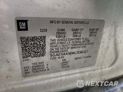 Zdjęcie 13 z 13 samochodu: 2019 BUICK ENCLAVE ESSENCE VIN:5GAEVAKW4KJ196327 - miniatura
