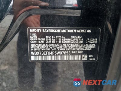 Zdjęcie 14 z 14 samochodu: 2023 BMW X1 XDRIVE28I VIN:WBX73EF04P5W07853 - miniatura